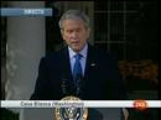  - Bush intenta calmar los mercados