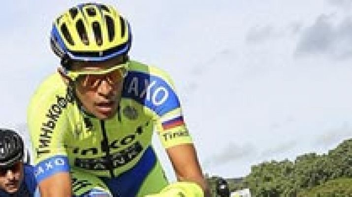 Telediario 1 - Contador toma rumbo al Giro de Italia