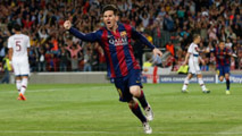 Con dos goles en dos minutos, Leo Messi deshizo el empate con el Bayern y pone al Barça con pie y medio en la final de la Champions. Neymar aumentó la ventaja con un gol en el descuento.
