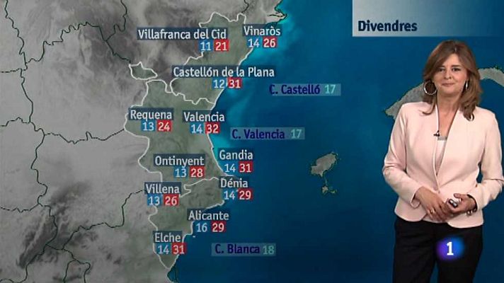 L'informatiu - Comunitat Valenciana - El tiempo en la Comunidad Valenciana - 07/05/15