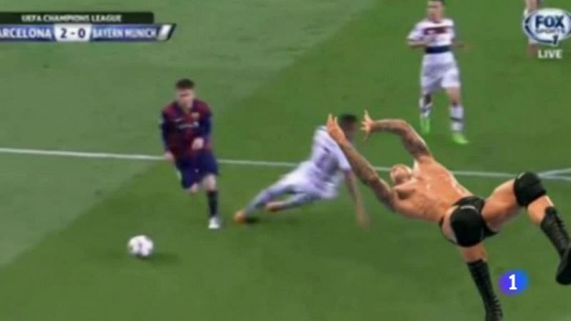 "Cayó como un árbol" dice la prensa alemana sobre el regate de Messi al defensa alemán. El otro señalado es Guardiola.