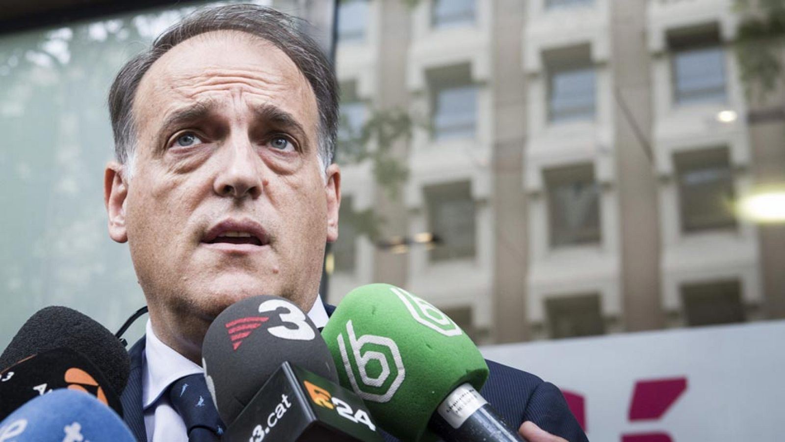 Tebas denuncia a la AFE por considerear ilegal la huelga de futbolistas | Ver