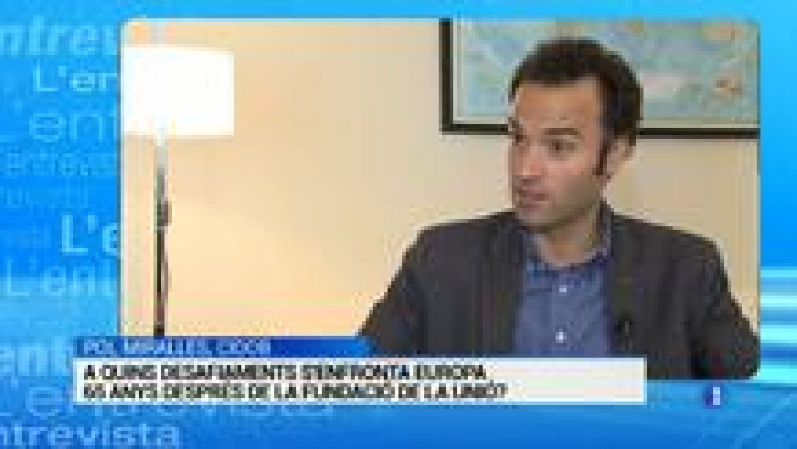 L'Informatiu: L'Entrevista de l'Informatiu Cap de Setmana, 09/05/2015: Pol Morilles, investigador per Europa del CIDOB | RTVE Play