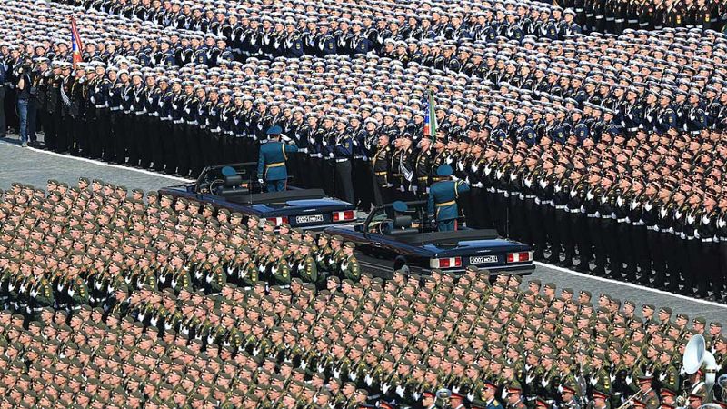 Desfile militar en Moscú por los 70 años de la victoria sobre la Alemania nazi 