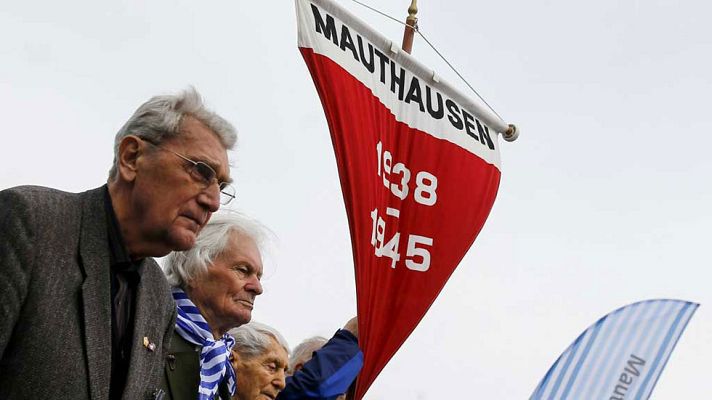 Telediario 1 - En Mauthausen llegó a haber 7.500 republicanos españoles