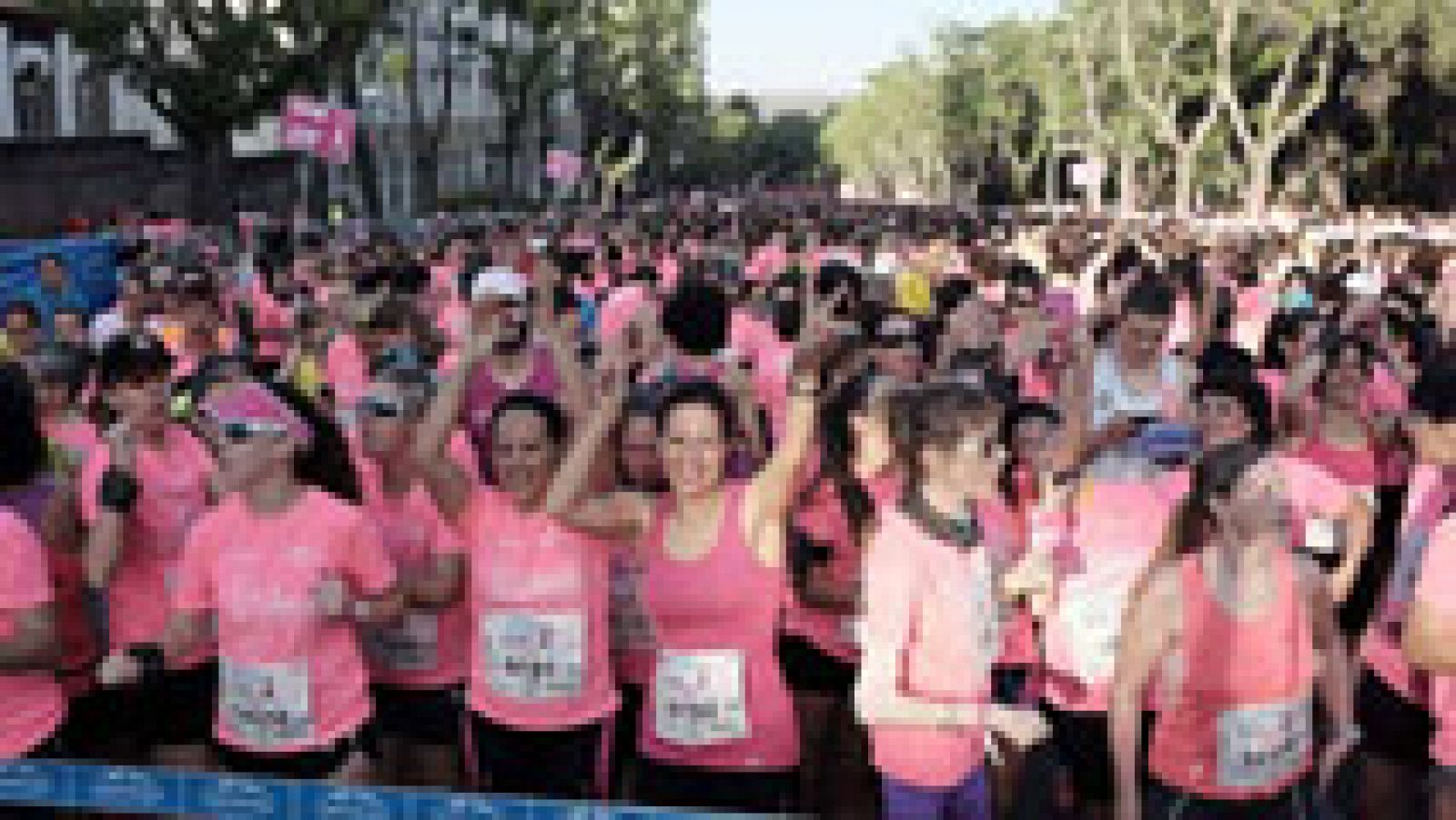 Telediario 1: 32.000 mujeres corren en Madrid contra el cáncer de mama | RTVE Play