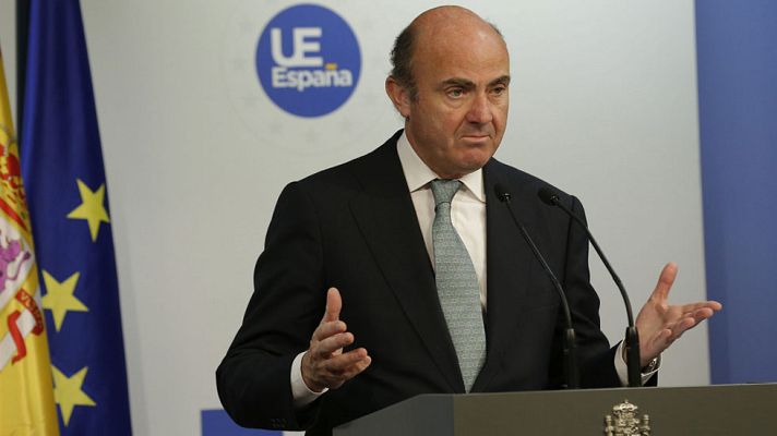 Telediario 1 - De Guindos cree que, pese a las divergencias, aún hay tiempo para alcanzar un acuerdo con Grecia