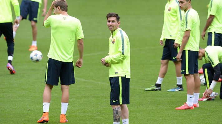 Telediario 1 - El Barcelona saldrá con todo para evitar sorpresas en Alemania