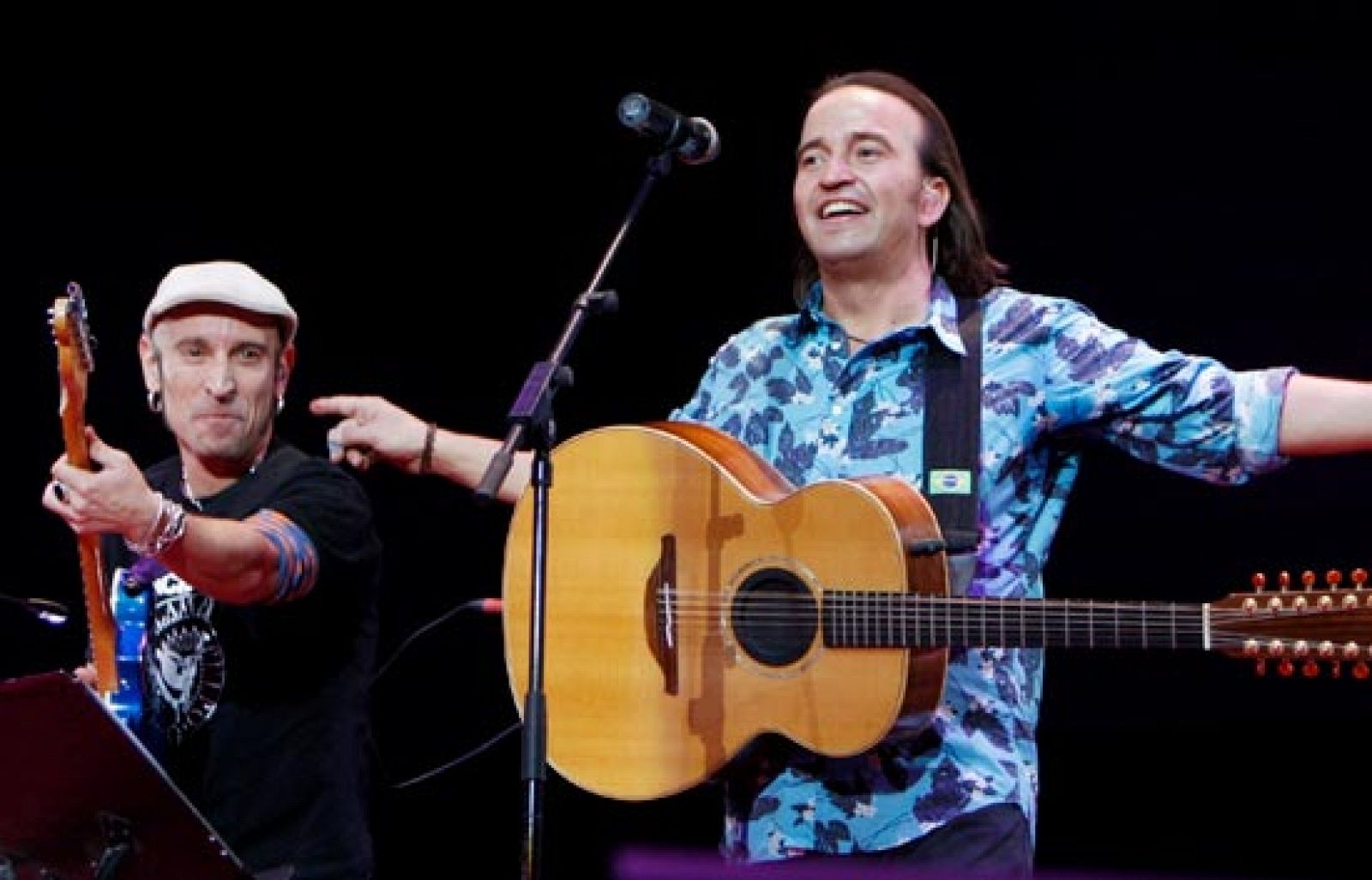 Los Secretos celebran sus 30 años de historia con un concierto multitudinario en Las Ventas, Madrid.