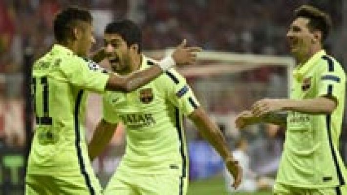 Telediario 1 - El Barcelona se mete en su octava final de Champions