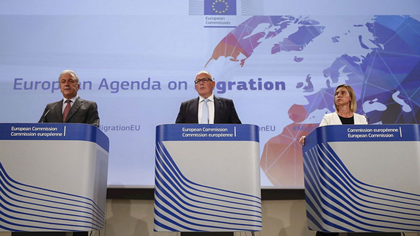 La Comisión Europea quiere un nuevo sistema de cuotas para distribuir a los refugiados