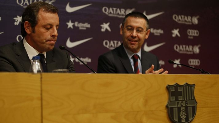 Telediario 1 - Bartomeu, Rosell y el Barça, a juicio por el Caso Neymar