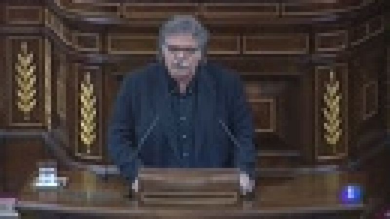 Tardà (ERC), expulsado de la tribuna del Congreso tras llamar "impresentable" a Wert por el trato al catalán