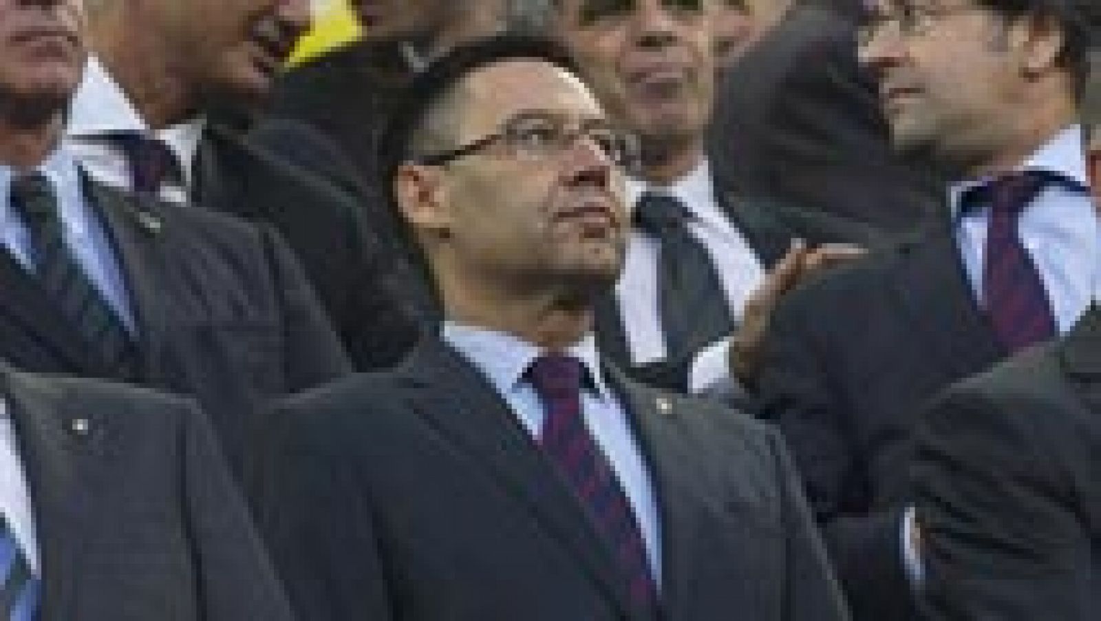 Telediario 1: Bartomeu: "Trabajando fuerte y unidos estos éxitos pueden alargarse" | RTVE Play