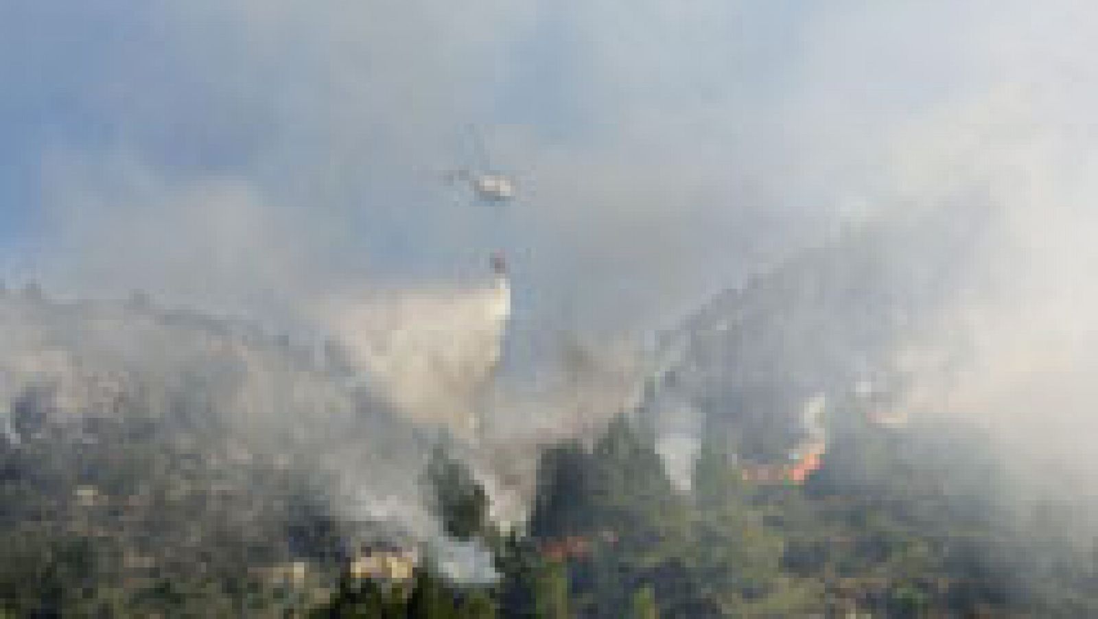 Telediario 1: Incendio forestal en Vall d'Ebo, en Alicante | RTVE Play