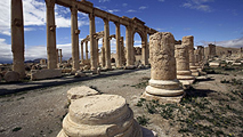 Los yihadistas del EI se encontrarían cerca de las ruinas de Palmira