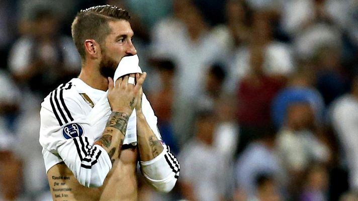 Telediario 1 - Sergio Ramos sufre una lesión en el sóleo de su pierna izquierda