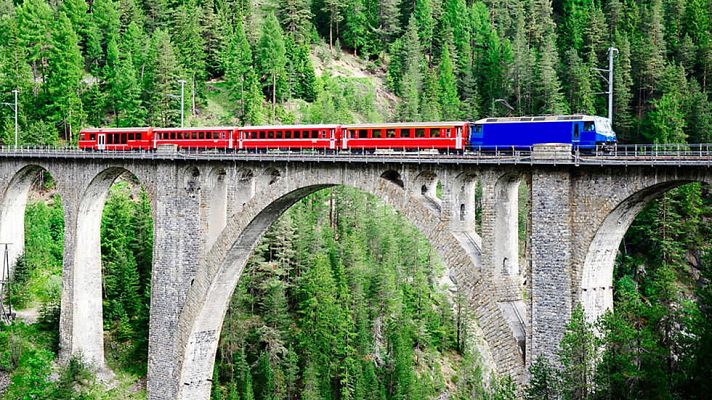 Grandes viajes ferroviarios continentales: Suiza