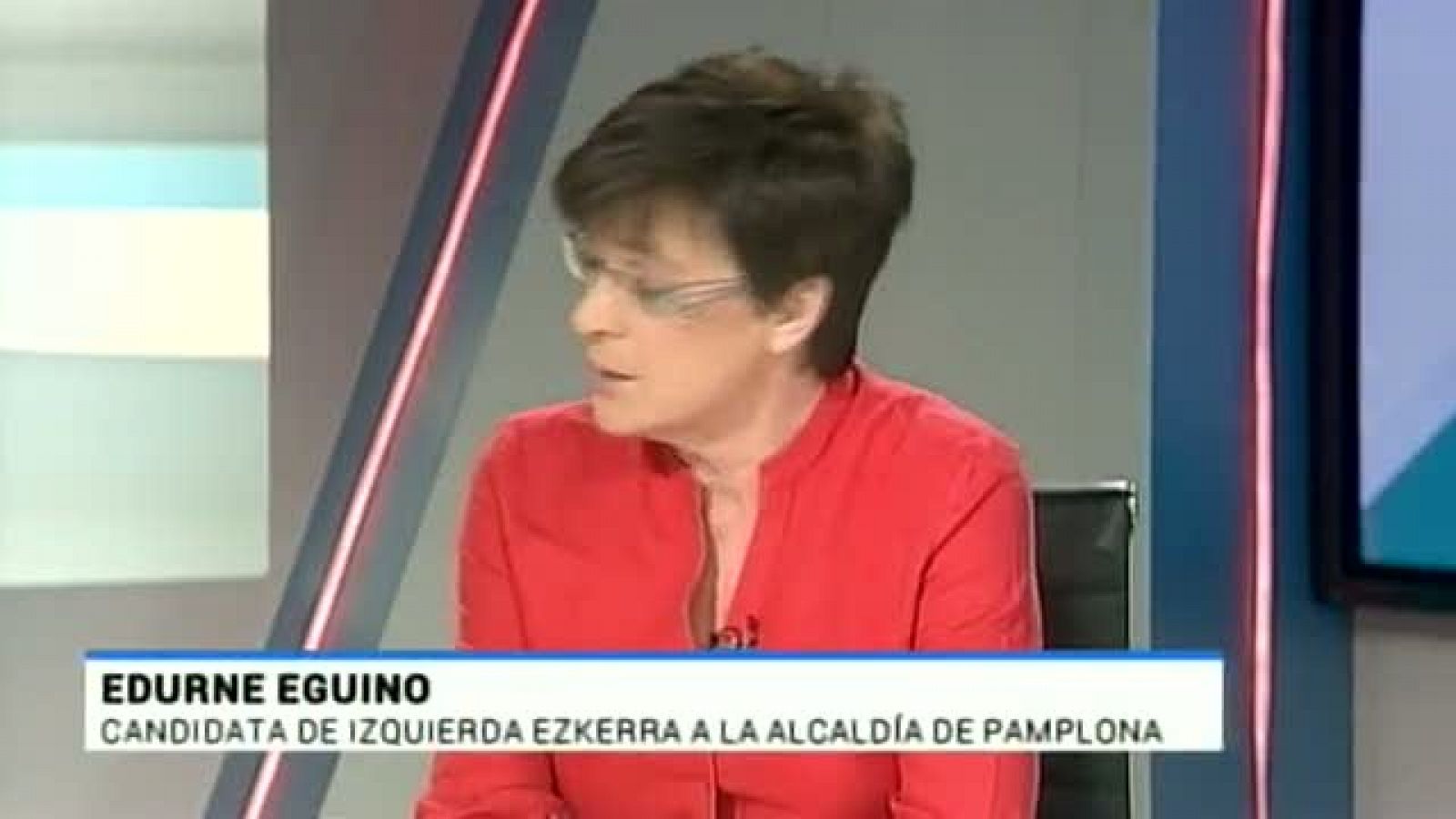 Telenavarra: Elecciones municipales Pamplona - Edurne Eguino IE (11/05/2015) | RTVE Play