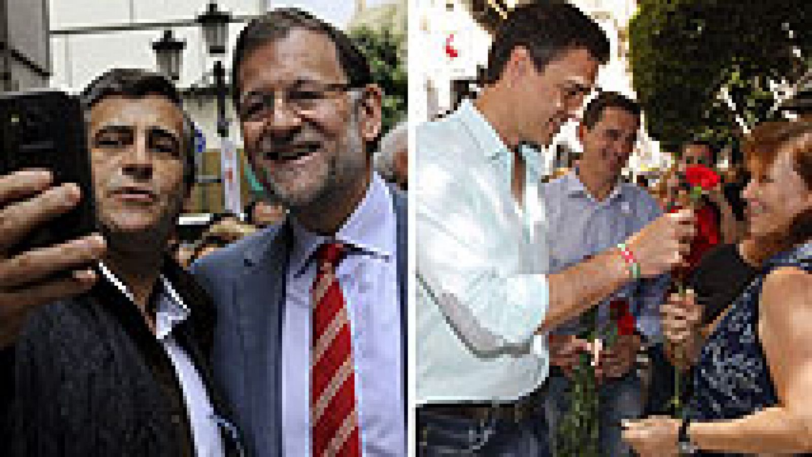Rajoy y Sánchez, en el ecuador de la campaña 