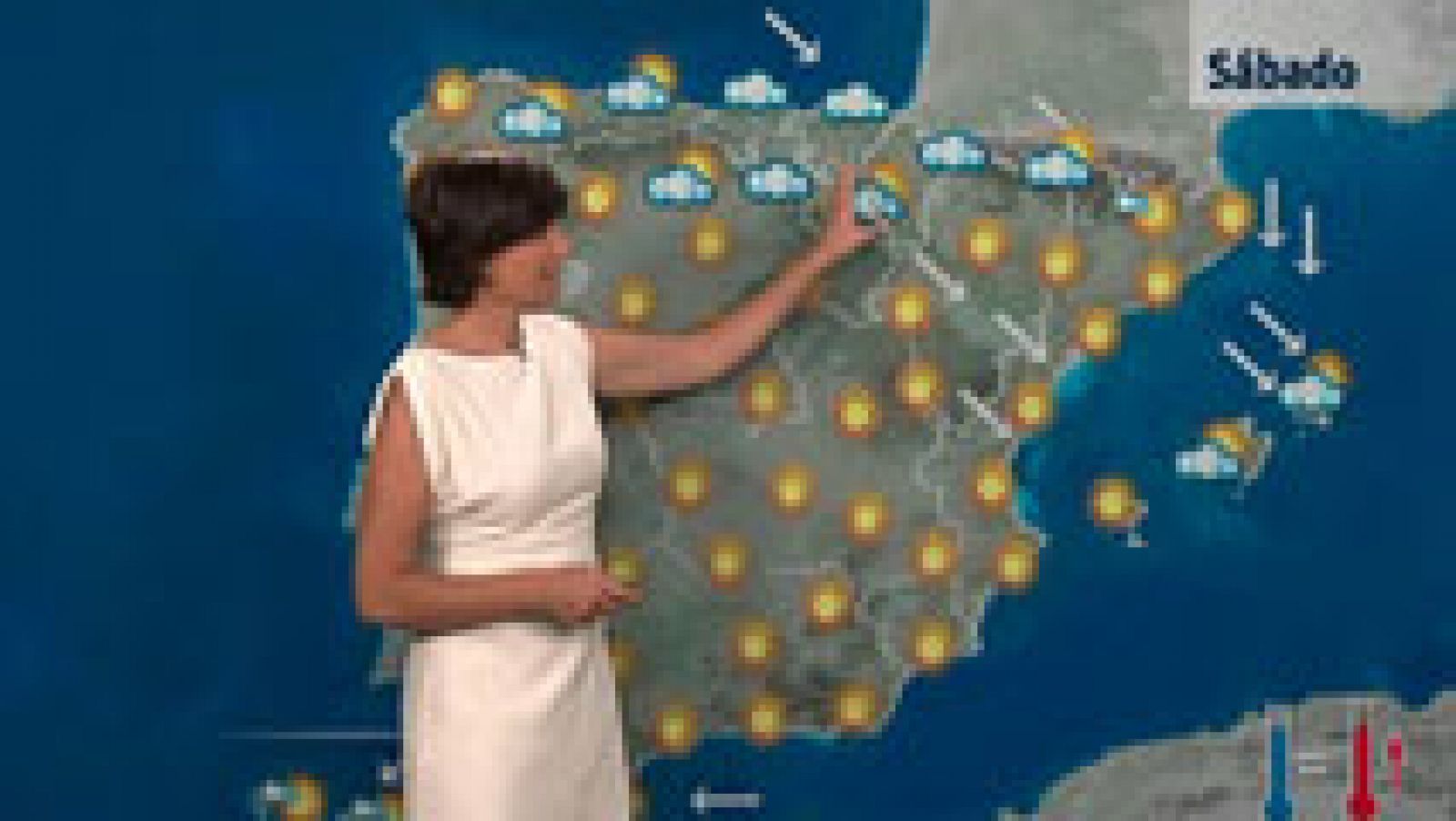 El tiempo: Vientos fuertes en el nordeste peninsular, Baleares y Canarias | RTVE Play