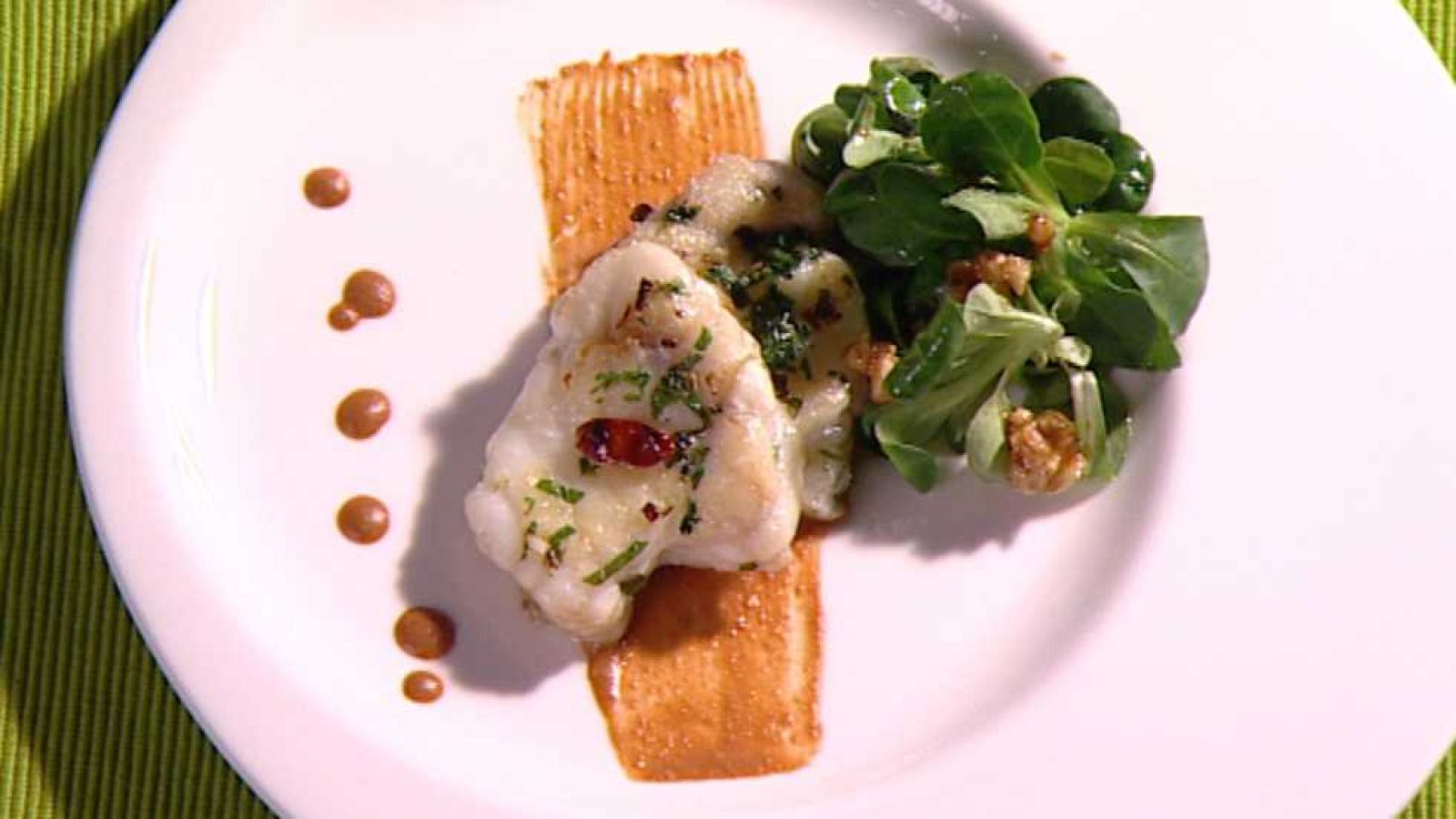 Cocina con Sergio - Rape con salsa de ñoras y nueces - ver ahora