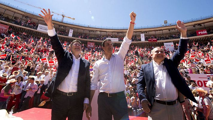Telediario 1 - Los líderes echan el resto en el 2º fin de semana de campaña