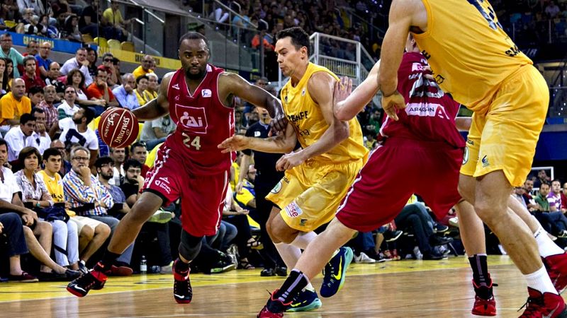 El Herbalife Gran Canaria se ha impuesto hoy al CAI Zaragoza por 85-67 en un duelo que el cuadro insular encarriló con un parcial 16-6 en la recta final del tercer cuarto y sentenció en el comienzo del último acto para poner la directa hacia el playo