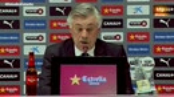 Ancelotti: "Felicito al Barcelona y a Luis Enrique"