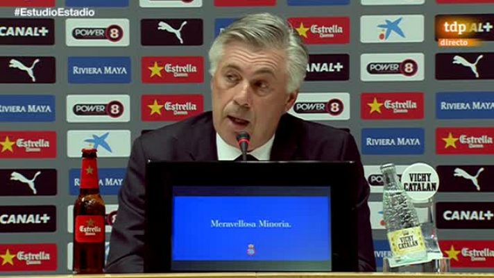  - Ancelotti: "Felicito al Barcelona y a Luis Enrique"
