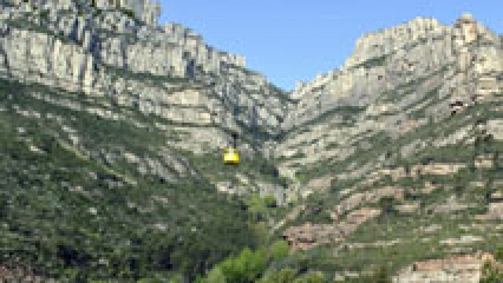 El teleférico de Montserrat, en Barcelona, cumple 85 años