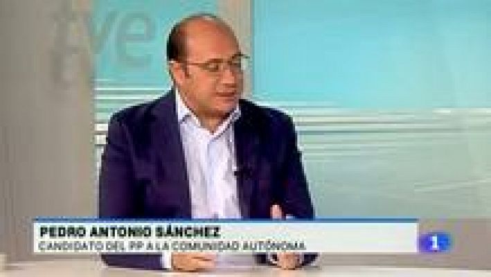 Entrevista Candidato PP Pedro Antonio Sanchez. Murcia 18/05/2015