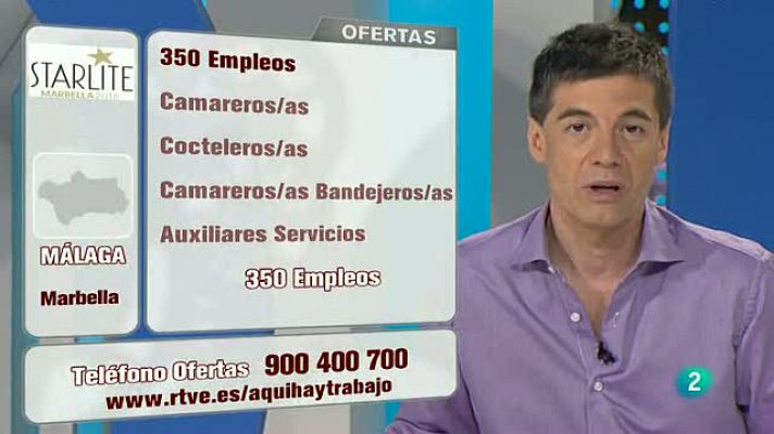 Aquí hay trabajo - 350 empleos para un festival de música