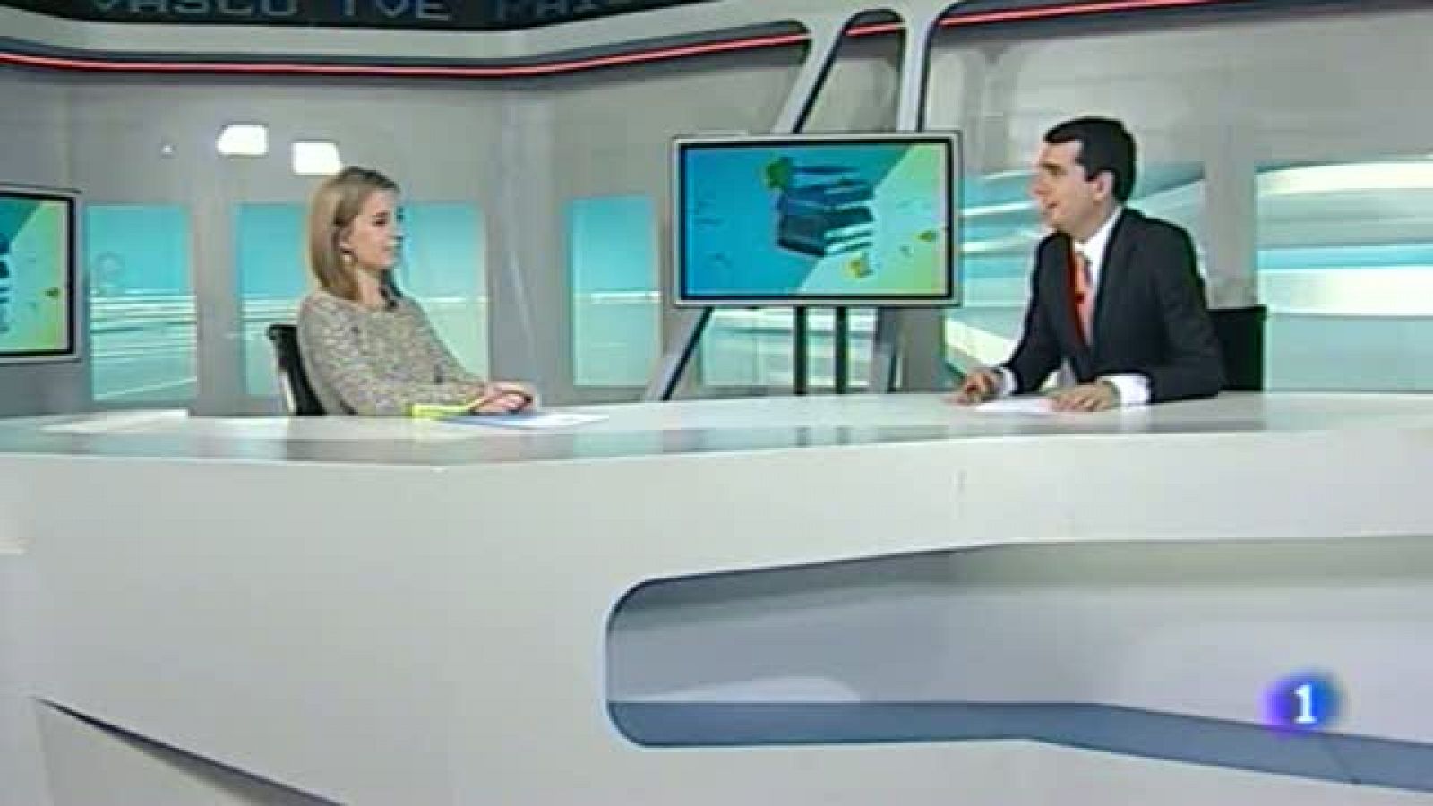 Telenorte - País Vasco: Entrevista electoral a Aitziber Ibaibarriaga, candidata de EH Bildu a la alcaldía de Bilbao, y a Eneko Goia, candidato del PNV a la alcaldía de San Sebastián. | RTVE Play