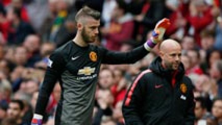 Telediario 1 - De Gea, cada vez más cerca de la portería del Madrid
