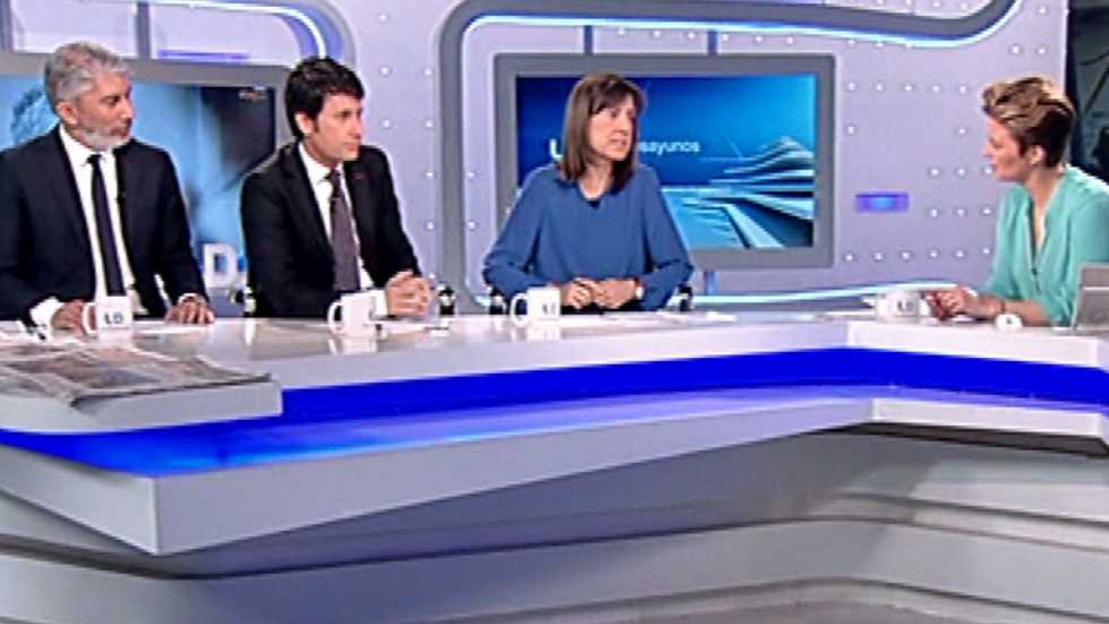 Los desayunos de TVE - Pilar Távora, Partido Andalucista; Xavier Vence, BNG; Andoni Ortuzar, PNV; y Adolfo Araiz, Bildu