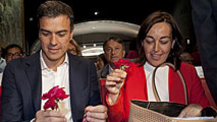 Telediario 1 - Los líderes políticos redoblan esfuerzos en campaña