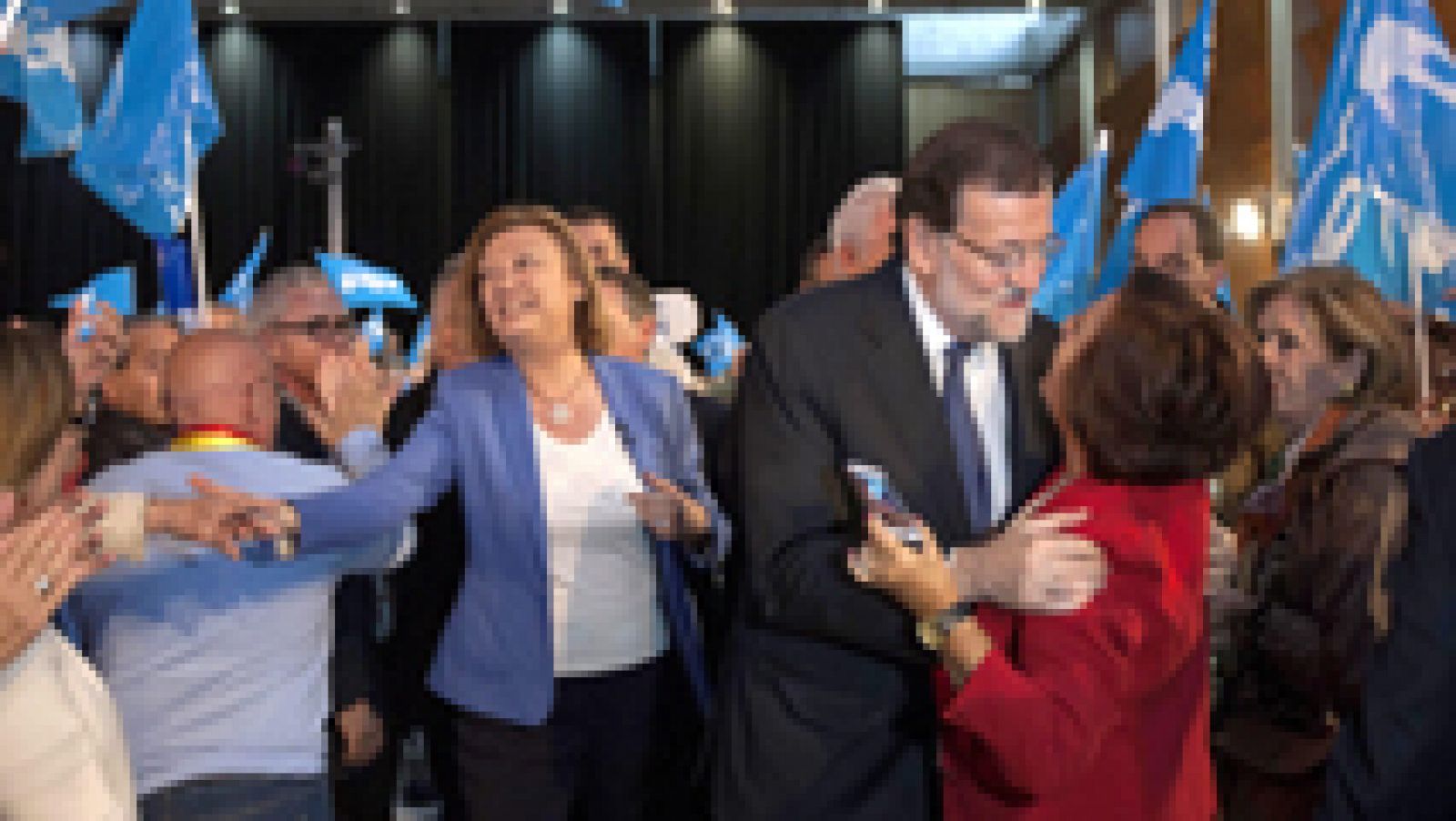 Telediario 1: Rajoy insiste en que de lo que se habla es de la creación de empleo | RTVE Play