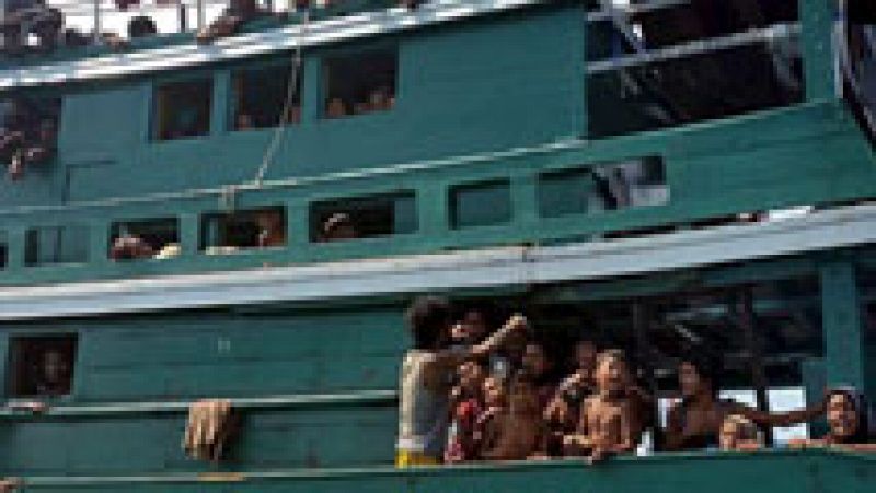 Malasia e Indonesia aceptan acoger inmigrantes temporalmente