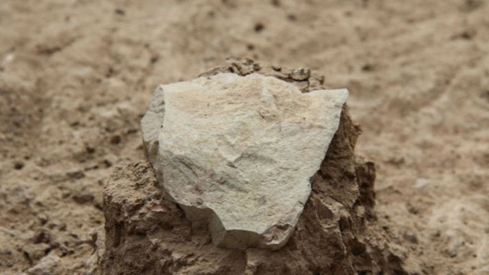 Telediario 1 - Descubren las herramientas de piedra más antiguas, no fabricadas por humanos