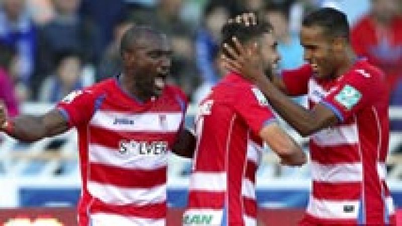 Granada, Deportivo, Eibar y Córdoba se juegan su permanencia en Primera División en la última jornada de Liga. Los dos primeros dependen de sí mismos para lograr la salvación, pero juegan contra Atlético y Barcelona respectivamente. Eibar y Córdoba,
