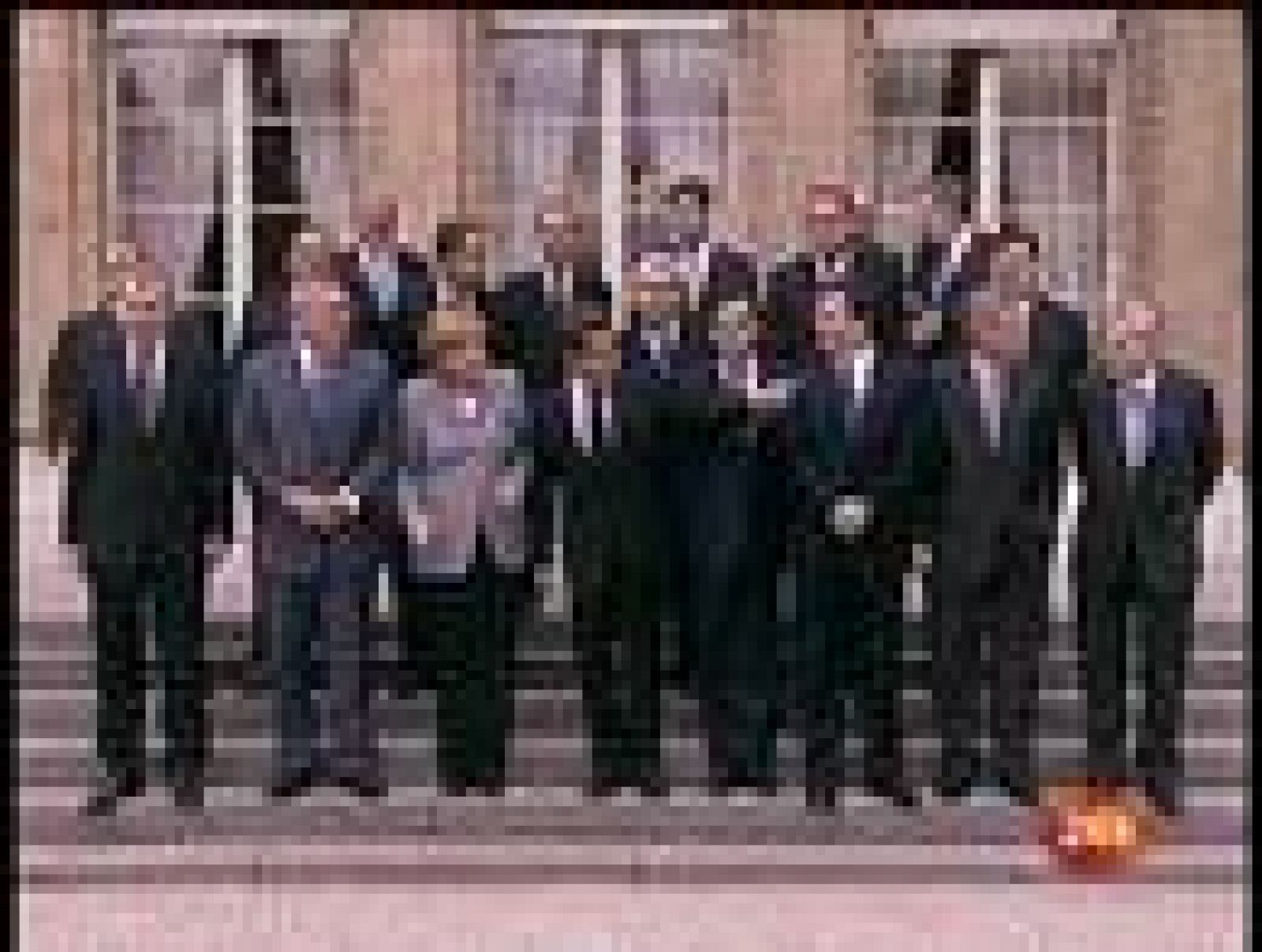 Los líderes de la Eurozona, reunidos en París