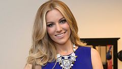 Eurovisión 2015 - Edurne con su vestido azul antes de la Semifinal 1