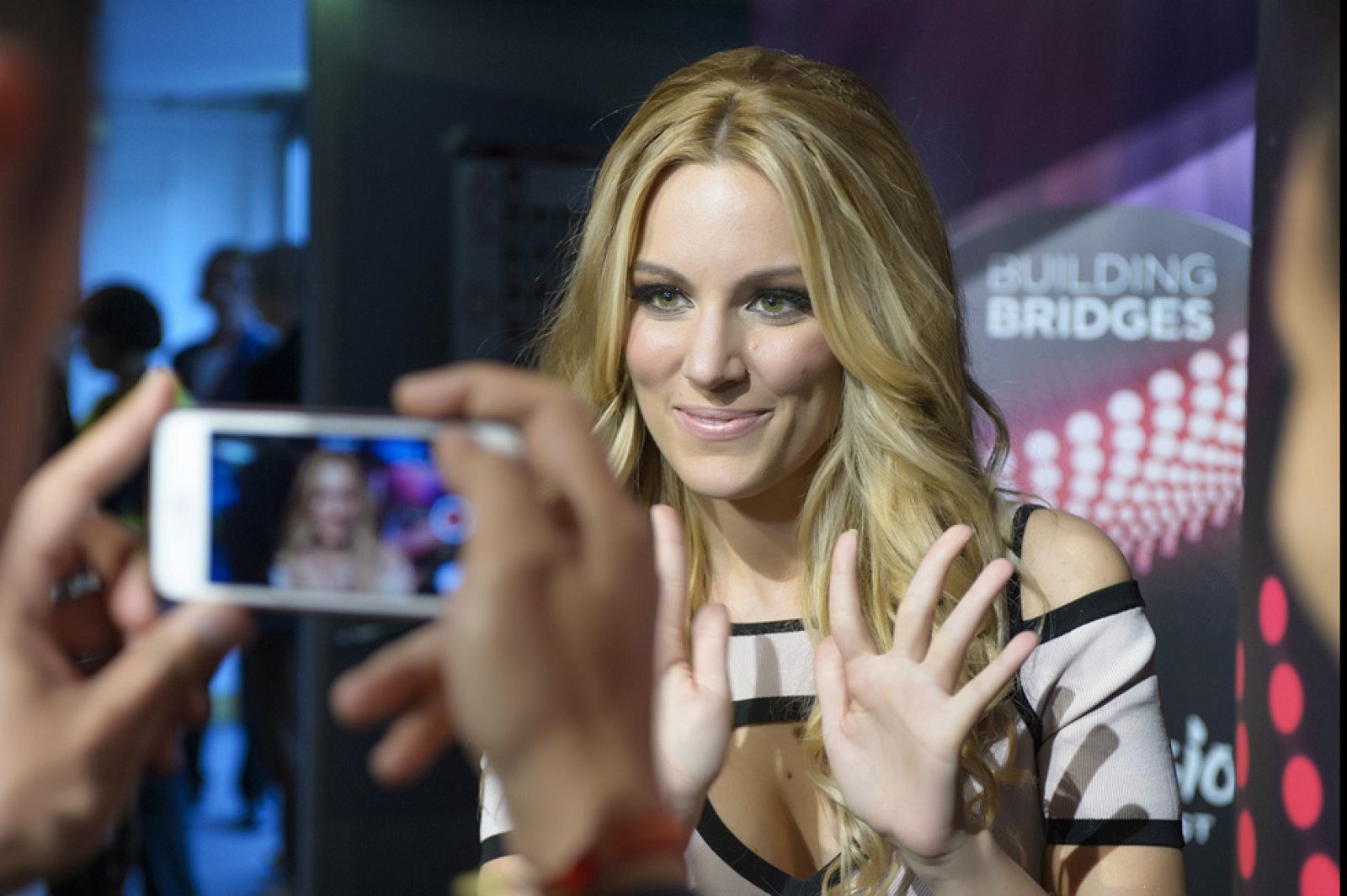  impresiones de Edurne antes del Ensayo General de Eurovisión
