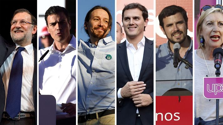 Telediario 1 - Los partidos hacen un llamamiento a los electores indecisos