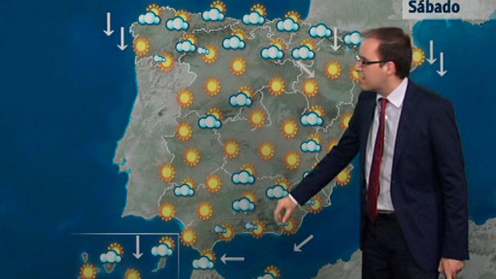 Continúa el viento fuerte en Galicia, Ampurdán, Estrecho y Canarias