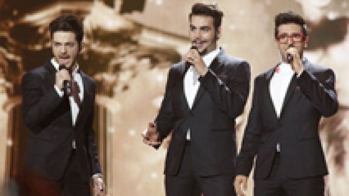 Italia: Il Volo canta "Grande amore"