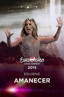 Eurovisión - Edurne canta "Amanecer" en Viena 2015