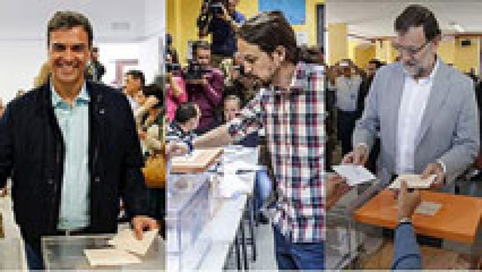 Informativo 24h: Los principales líderes políticos ejercen su derecho al voto | RTVE Play