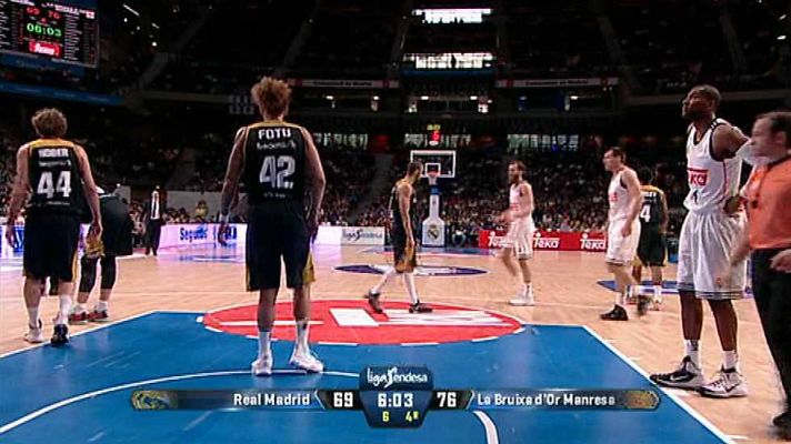 Baloncesto en RTVE - Liga ACB. 34ª jornada: Real Madrid-La Bruixa d'Or Manresa